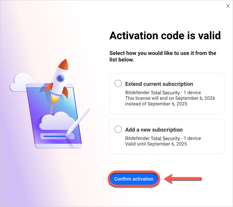 Худалдан авах, суулгах заавар 11 Extend current subscription / Add a new subscription сонголт